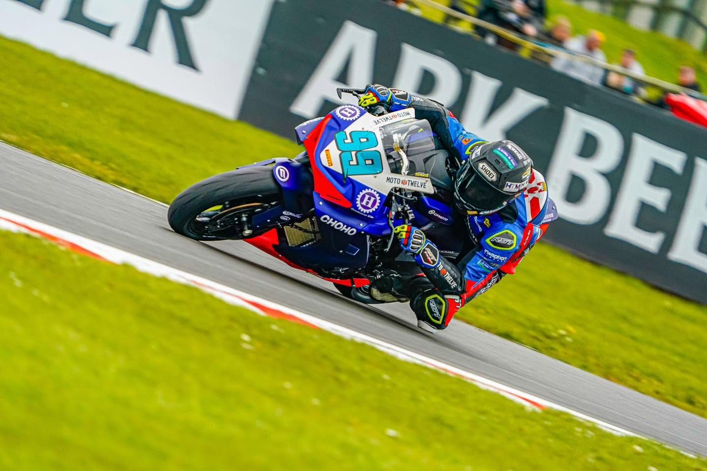 Peter Willis racing on track